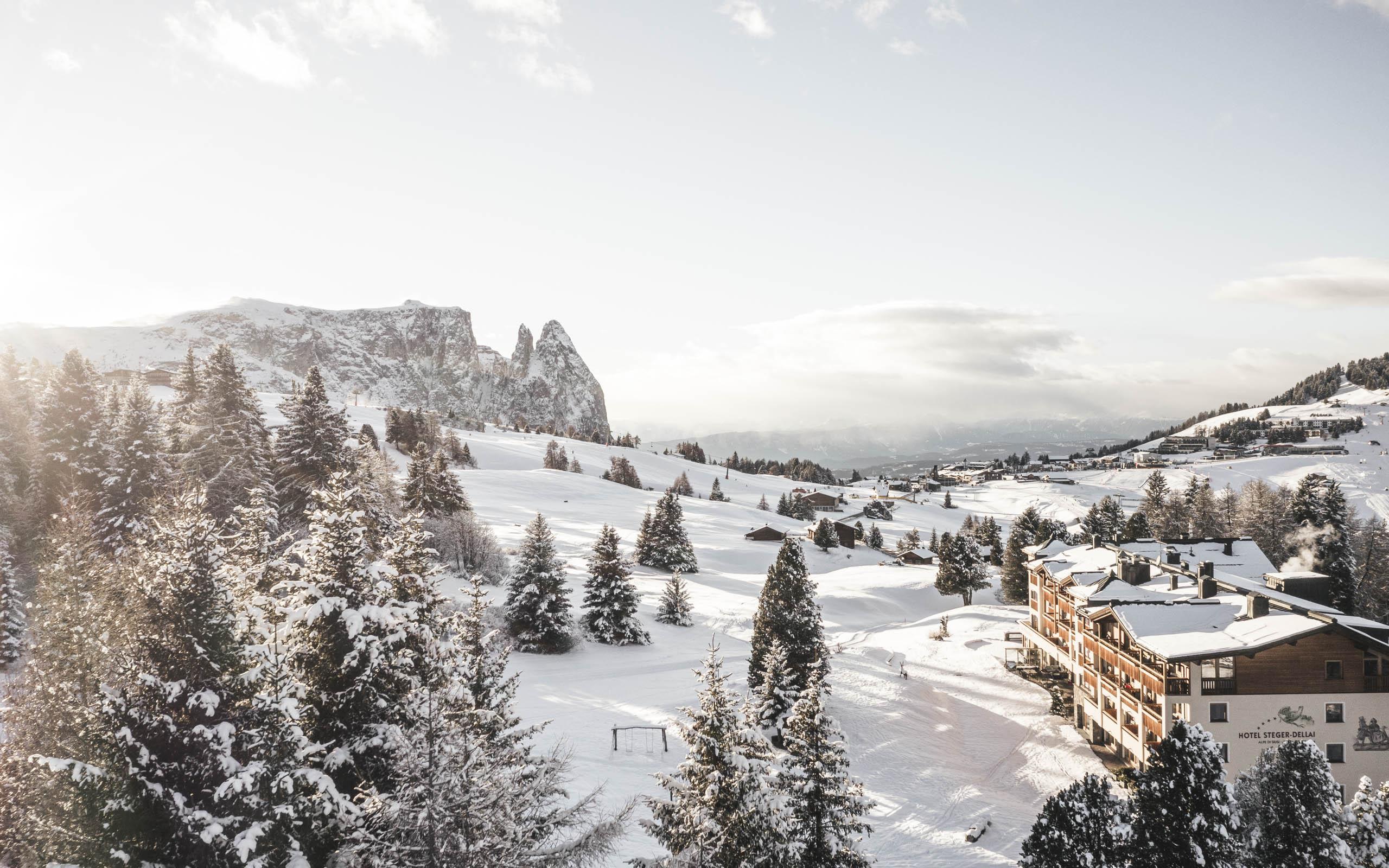 Hotel Steger-Dellai Seiser Alm Exteriör bild